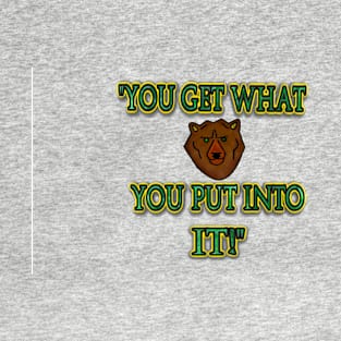 THE BEAR workout t shirt T-Shirt